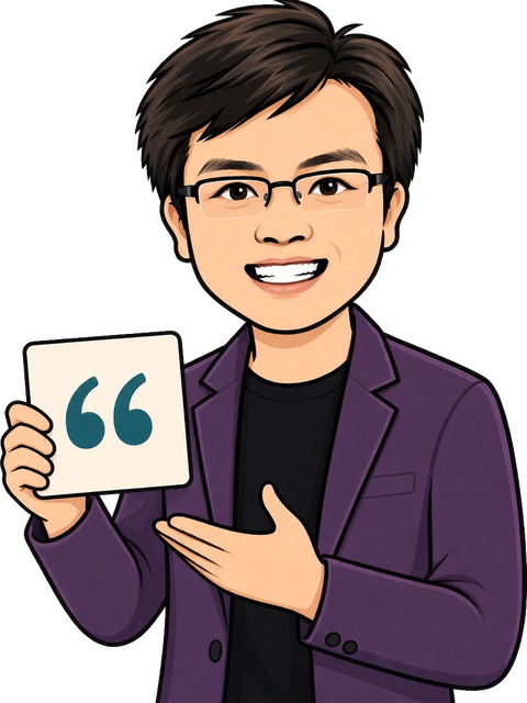 BigBrother mascot holding a quote card for AI search optimization