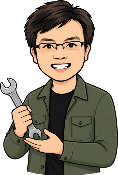 BigBrother mascot holding a spanner for website maintenance